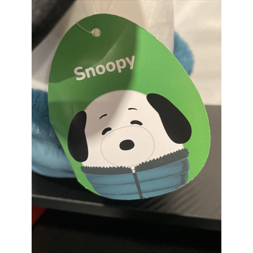 Squishmallows Snoopy in Puffer Jacket 8" Soft Plush Peanuts‎ Holiday winter NWT - Picture 3 of 4